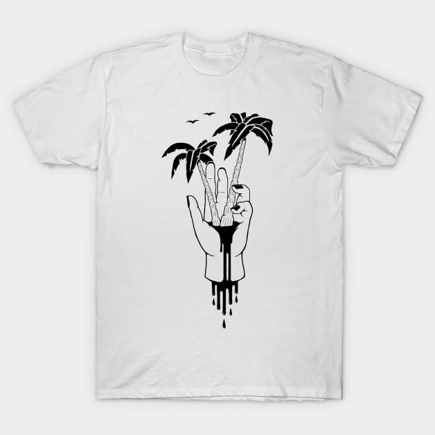 Tropical Hand T-Shirt by Woah_Jonny